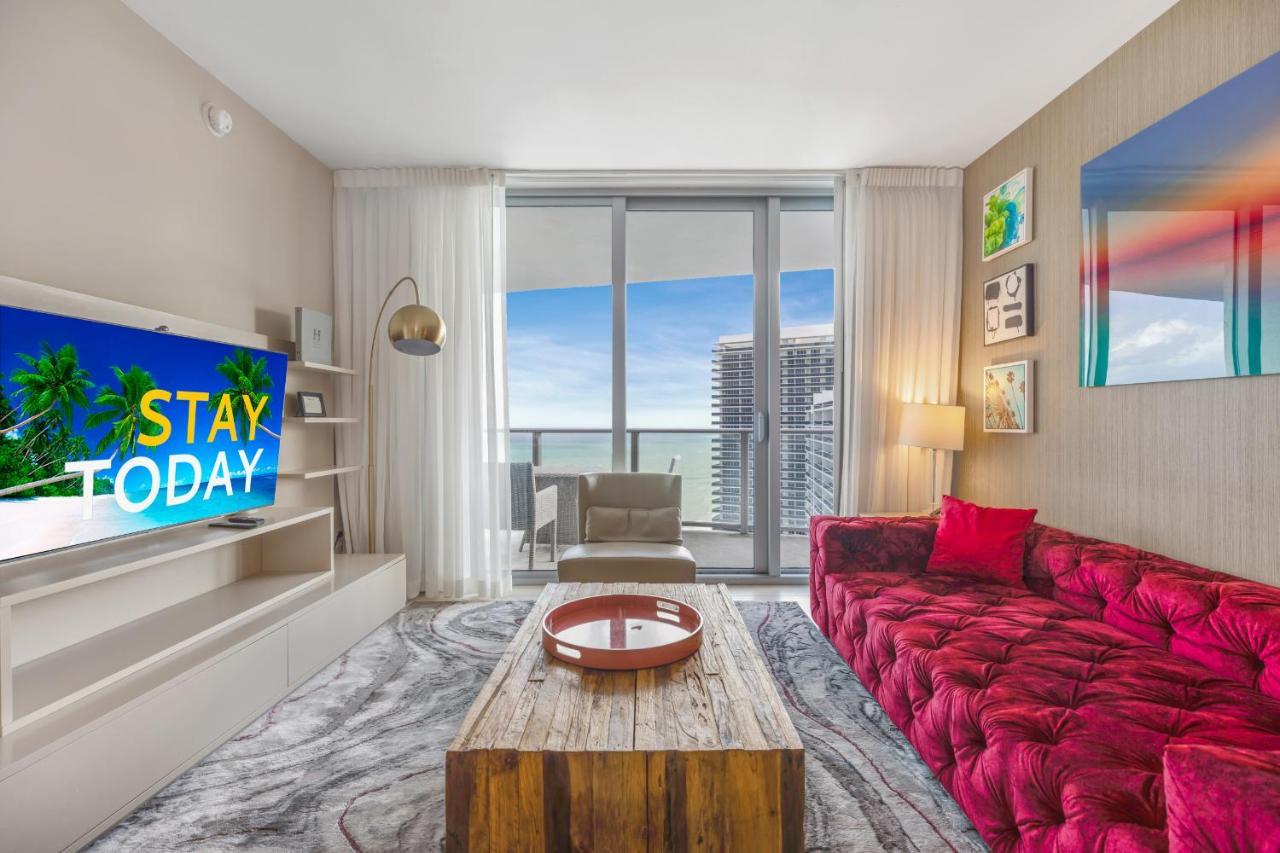 Seashore Resort - 2 Bedroom Right On The Beach Direct Ocean-View With Amenities On The Rooftop 好莱坞 外观 照片