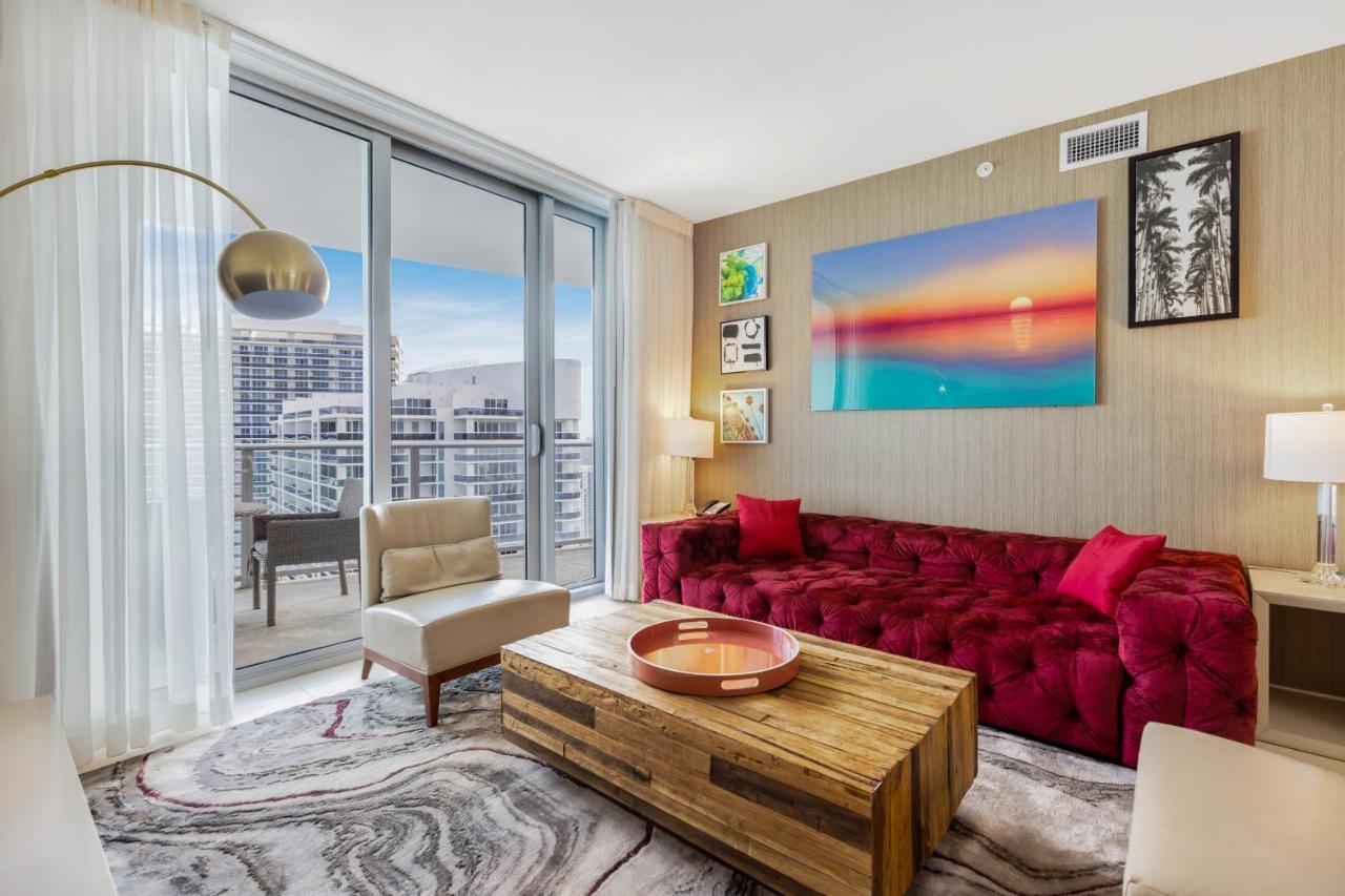 Seashore Resort - 2 Bedroom Right On The Beach Direct Ocean-View With Amenities On The Rooftop 好莱坞 外观 照片