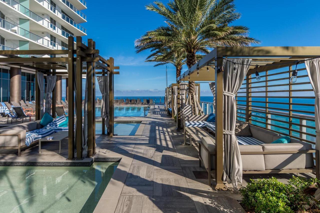 Seashore Resort - 2 Bedroom Right On The Beach Direct Ocean-View With Amenities On The Rooftop 好莱坞 外观 照片