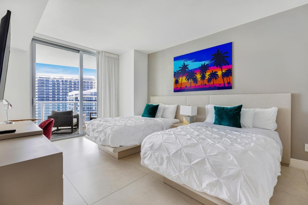 Seashore Resort - 2 Bedroom Right On The Beach Direct Ocean-View With Amenities On The Rooftop 好莱坞 外观 照片