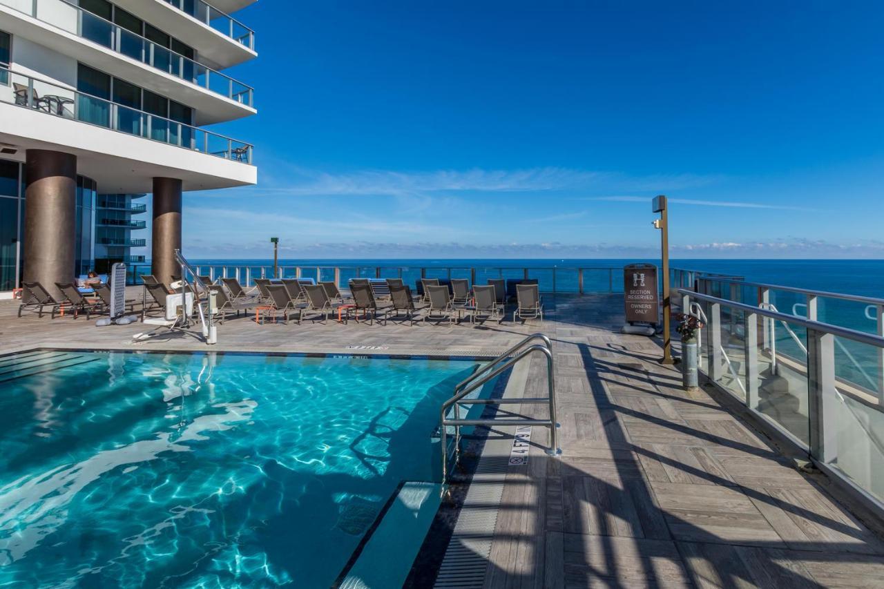 Seashore Resort - 2 Bedroom Right On The Beach Direct Ocean-View With Amenities On The Rooftop 好莱坞 外观 照片