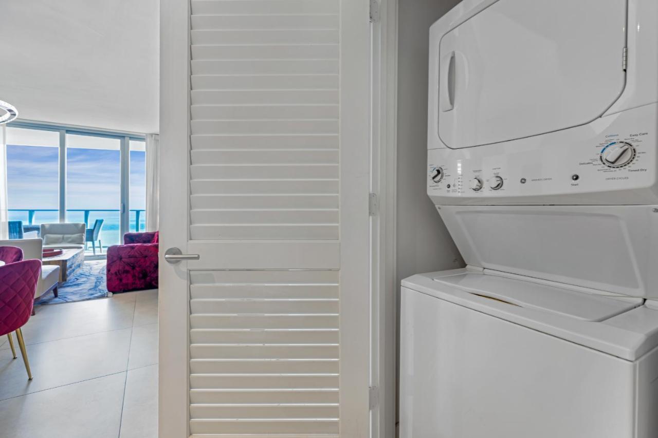 Seashore Resort - 2 Bedroom Right On The Beach Direct Ocean-View With Amenities On The Rooftop 好莱坞 外观 照片