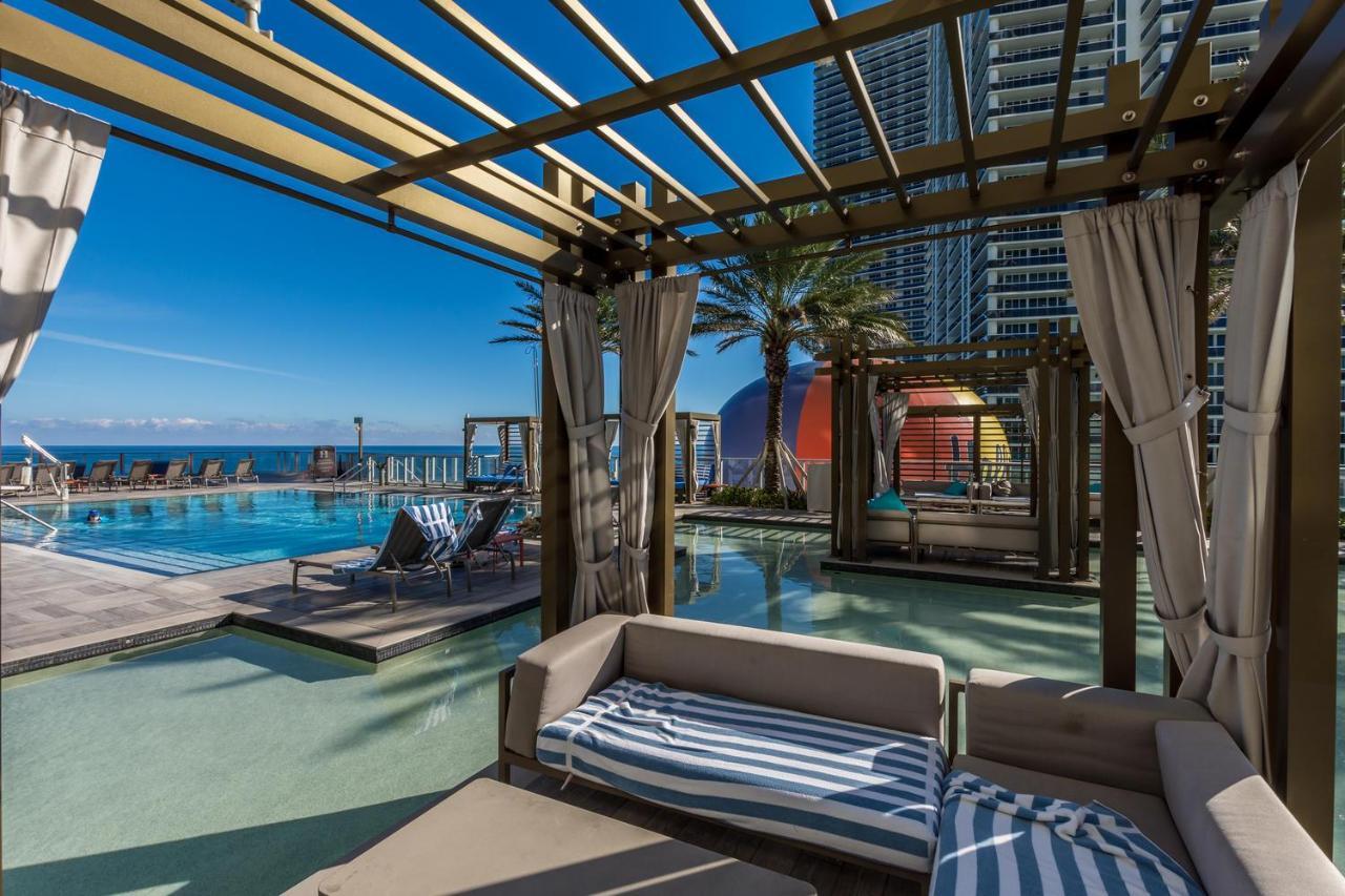 Seashore Resort - 2 Bedroom Right On The Beach Direct Ocean-View With Amenities On The Rooftop 好莱坞 外观 照片